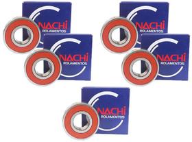 Kit de Rolamentos Roda Honda Cb 300 Freio a Disco Nachi 05 Peças