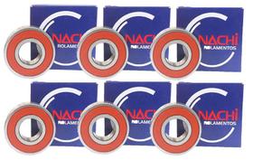 Kit de Rolamentos Roda Honda Cbx 250 Twister 2001 A 2008 Nachi 06 Peças