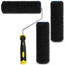 Kit de rolo para drywall Peohud com 3 capas de 23 cm e suporte