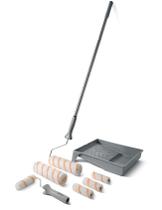 Kit de rolos de pintura ROLLINGDOG Standard com poste de extensão de 23 cm