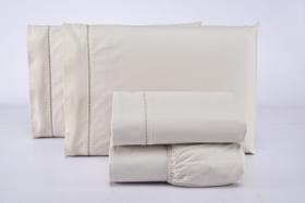 Kit de Roupa de Cama Queen Completa 200 Fios 3 Peças 100% Algodão