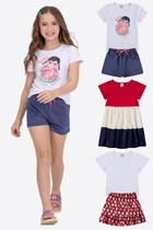 Kit de Roupas Femininas Infantil Girl Power Kit de Roupas Femininas Infantil Girl Power