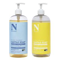 Kit de sabonete líquido Dr. Natural Castile 960 ml unissex, 2 unidades Kit de sabonete líquido Dr. Natural Castile 960 ml unissex, 2 unidades
