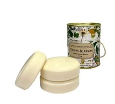 Kit de Sabonetes em Barra Folhas e Ervas 270g - Dani Fernandes Kit de Sabonetes em Barra Folhas e Ervas 270g - Dani Fernandes