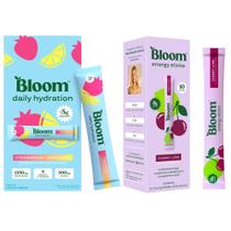 Kit de Sachês Drink Mix Bloom Nutrition Energia e Hidratação Kit de Sachês Drink Mix Bloom Nutrition Energia e Hidratação