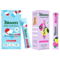 Kit de Sachês Drink Mix Bloom Nutrition Energia e Hidratação Kit de Sachês Drink Mix Bloom Nutrition Energia e Hidratação