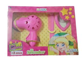 Kit de salão de beleza c/ 3 peças Infantil Brinquedo