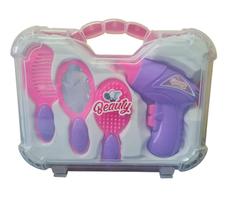 Kit de salão de beleza maleta c/ 4 peças Infantil Brinquedo