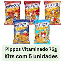 Kit de Salgadinho Pippos 75g