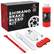 Kit de sangramento de freio BleedZone Shimano com óleo mineral de 120 ml Kit de sangramento de freio BleedZone Shimano com óleo mineral de 120 ml