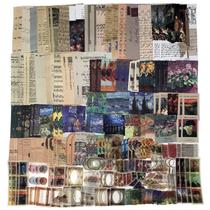 Kit de Scrapbooking Esweny com 200 Peças de Adesivos e Papéis Vintage