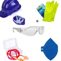 Kit de Segurança EPI Proteção ideal Para Obra Construção uso geral