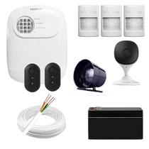 Kit de Segurança Inteligente Intelbras Alarme ANM 24 NET e Câmera WiFi Full HD