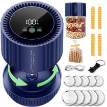 Kit de selagem a vácuo elétrico Mason Jar YANOY com 10 tampas