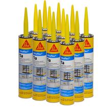 Kit de selante Sikaflex 1a 300 ml de bronze escuro para concreto