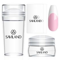 Kit de Sellos para Uñas SAVILAND French Tip con 2 Selladores y 2 Raspadores Kit de Sellos para Uñas SAVILAND French Tip con 2 Selladores y 2 Raspadores