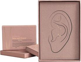 Kit de Sementes Auriculares de Acupressão em Ouro 24K Vie Healing Kit de Sementes Auriculares de Acupressão em Ouro 24K Vie Healing
