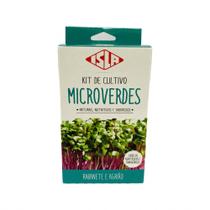 Kit de Sementes para Microverdes de Agrião + Rabanete