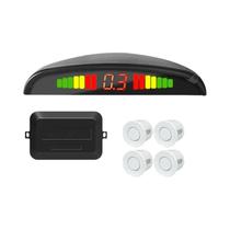 Kit de Sensor de Estacionamento com 8 LEDs e 4 Sensores - Sistema de Alerta de Som