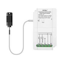 Kit De Sensor De Umidade E Temperatura Inteligente WiFi Controlador Sem Fio De Saída De Relé Duplo