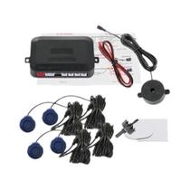 Kit De Sensores De Estacionamento De 22mm Com 4 Sensores, Radar De Reversão 12V Com Alerta Sonoro,