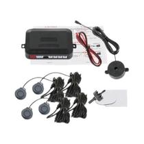 Kit De Sensores De Estacionamento De 22mm Com 4 Sensores, Radar De Reverso 12V Com Alerta Sonoro,