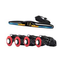 Kit De Sensores De Estacionamento QXNY Parktronic 16.5mm Com 4 Sensores, Radar De Reversão Com
