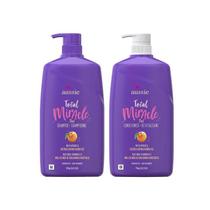 Kit de Shampoo e Condicionador Aussie Total Miracle 7 em 1 - Tamanho Grande 778ML - Cuidados Complet
