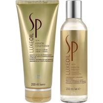 Kit de Shampoo e Condicionador Wella SP Luxe com Óleo de Queratina 200ml