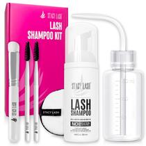 Kit de shampoo para cílios STACY LASH Foaming Cleanser com acessórios
