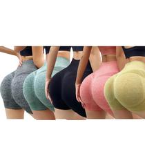 Kit de Shorts Para Academia Elastico e Respiravel Confortavel Se Adapta ao Corpo Levanta BumBum KIT