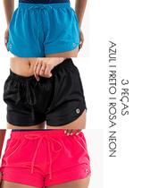 "Kit de Shorts Tactel Normal e Plus - Conforto e Estilo em 3 Peças" "Kit de Shorts Tactel Normal e Plus - Conforto e Estilo em 3 Peças"
