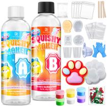 Kit de silicone líquido DecorRom 18 oz, proporção 1:1, borracha macia