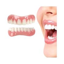 Kit De Silicone Para Dentadura Macia Conjunto Superior E Inferior Fácil De Usar Cuidados Dentários