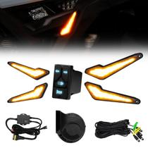 Kit de Sinalizador de Direção para UTV KEMIMOTO com Buzina Integrada e Interruptor Kit de Sinalizador de Direção para UTV KEMIMOTO com Buzina Integrada e Interruptor