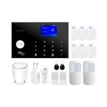 Kit De Sistema De Alarme Sem Fio Para Casa Inteligente Com Wifi E GSM, Sensor De Movimento E