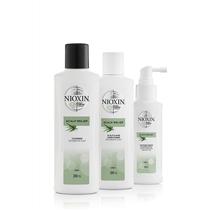 Kit de sistema de alívio do couro cabeludo Nioxin para pesso