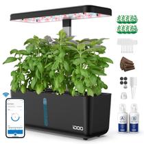 Kit de sistema de cultivo hidropônico iDoo 8Pods com LED Grow Light