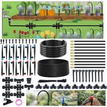 Kit de Sistema de Irrigação por Gotejamento PESIODU 73m para Jardim Kit de Sistema de Irrigação por Gotejamento PESIODU 73m para Jardim