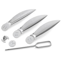 Kit de sistema de limpeza Weber One-Touch de 22,5 polegadas para churrasqueiras