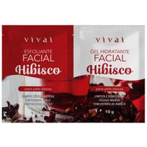Kit de Skin Care Esfoliante Facial + Gel Hidratante Hibisco - Vivai