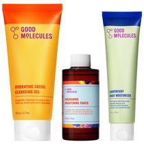 Kit de Skincare Good Molecules Limpa, Tonifica e Hidrata 420 ml