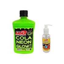 Kit de Slime com Ativador e Cola Glow Verde Neon Kit de Slime com Ativador e Cola Glow Verde Neon