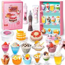 Kit de Slime con Miniaturas de Comida Trubic con 18 Postres y Bebidas Kit de Slime con Miniaturas de Comida Trubic con 18 Postres y Bebidas