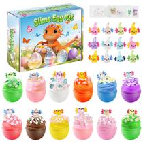 Kit de Slime GZJQW com 12 unidades de slime manteiga e slime nuvem para crianças Kit de Slime GZJQW com 12 unidades de slime manteiga e slime nuvem para crianças