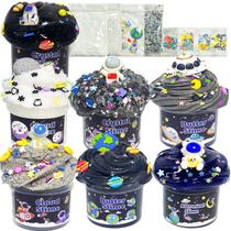 Kit de Slime OPLDYRK 7 Peças Galáxia Butter Cloud Slime Kit de Slime OPLDYRK 7 Peças Galáxia Butter Cloud Slime