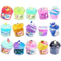 Kit de Slime Tzsofesko com 15 Pacotes, Macio e Não Pegajoso Kit de Slime Tzsofesko com 15 Pacotes, Macio e Não Pegajoso