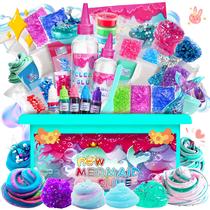 Kit de Slime ZOnFRTO Mini Sonho Sereia para Crianças 6-12