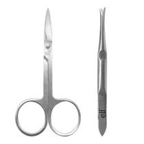 Kit de sobrancelhas e.l.f. On Point com tesoura e pinça Vegan