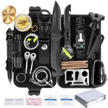 Kit de sobrevivência Angieast, equipamento de primeiros socorros compacto 35 em 1 Kit de sobrevivência Angieast, equipamento de primeiros socorros compacto 35 em 1